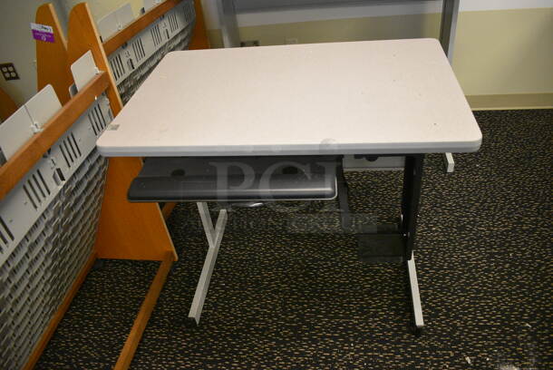 4 Various Gray Tables. Includes 35.5x19.5x28. 4 Times Your Bid! (room 220) - Image 4 of 5