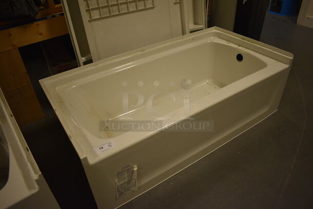 White Tub Insert and Walls. 60x30x19, 33x1.5x56, 47x5x55. (room 102) - Image 2 of 7