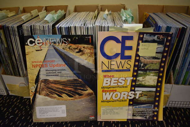 ALL ONE MONEY! Lot of 12 Boxes of Magazines Including Professional Surveyor and Erosion Control. (room 204) - Image 9 of 12