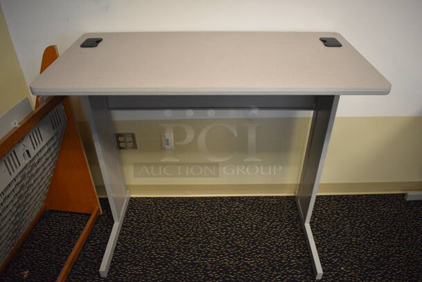 4 Various Gray Tables. Includes 35.5x19.5x28. 4 Times Your Bid! (room 220) - Image 5 of 5