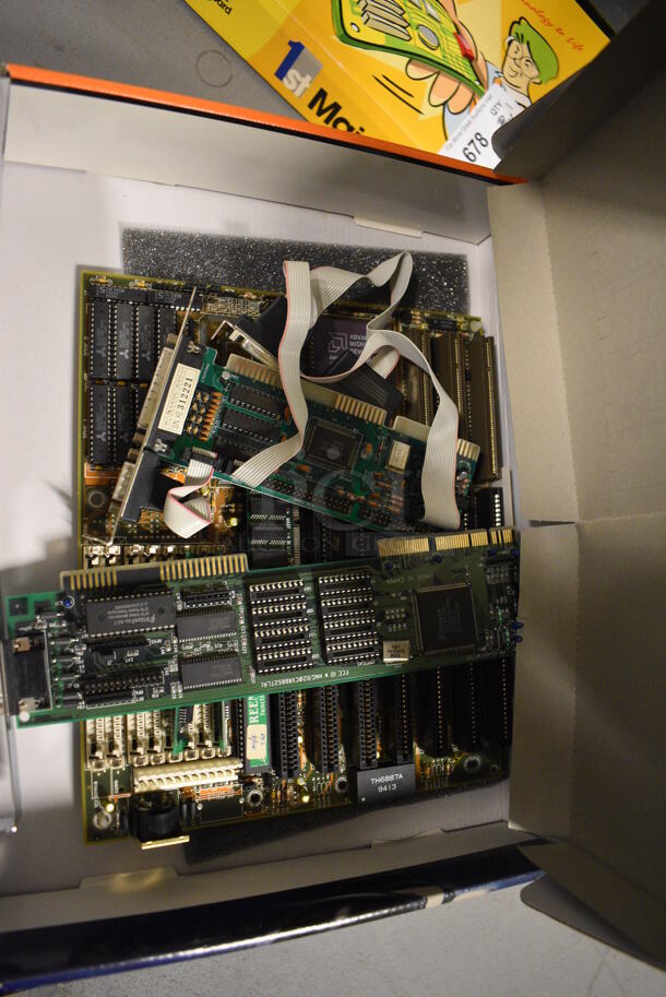 ALL ONE MONEY! Lot of 7 Boxes of Various Electronic Boards! Includes 11x9x2.5. (south basement 012) - Image 4 of 8