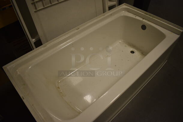 White Tub Insert and Walls. 60x30x19, 33x1.5x56, 47x5x55. (room 102) - Image 3 of 7