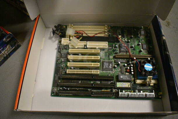 ALL ONE MONEY! Lot of 8 Boxes of Various Electronic Boards! Includes 11x9x1.5. (south basement 012) - Image 1 of 8