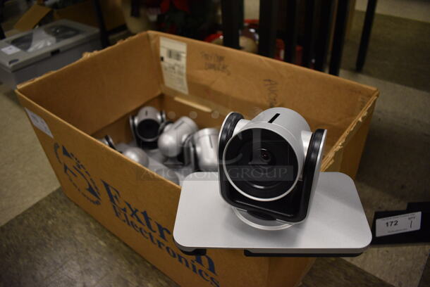 10 Polycom MPTZ-10 Video Conferencing Cameras. 8.5x4.5x5.5. 10 Times Your Bid! (room 105)