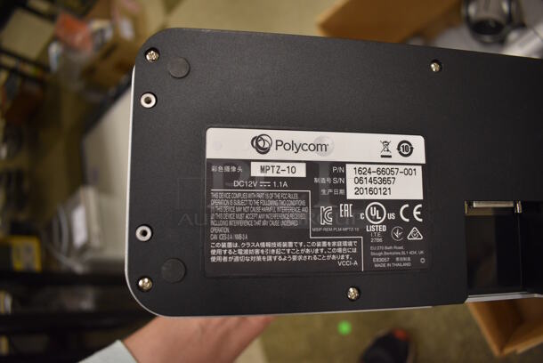 10 Polycom MPTZ-10 Video Conferencing Cameras. 8.5x4.5x5.5. 10 Times Your Bid! (room 105) - Image 4 of 5
