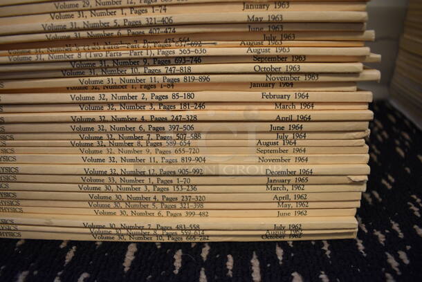 ALL ONE MONEY! Lot of American Journal of Physics Magazines. (room 204) - Image 4 of 4