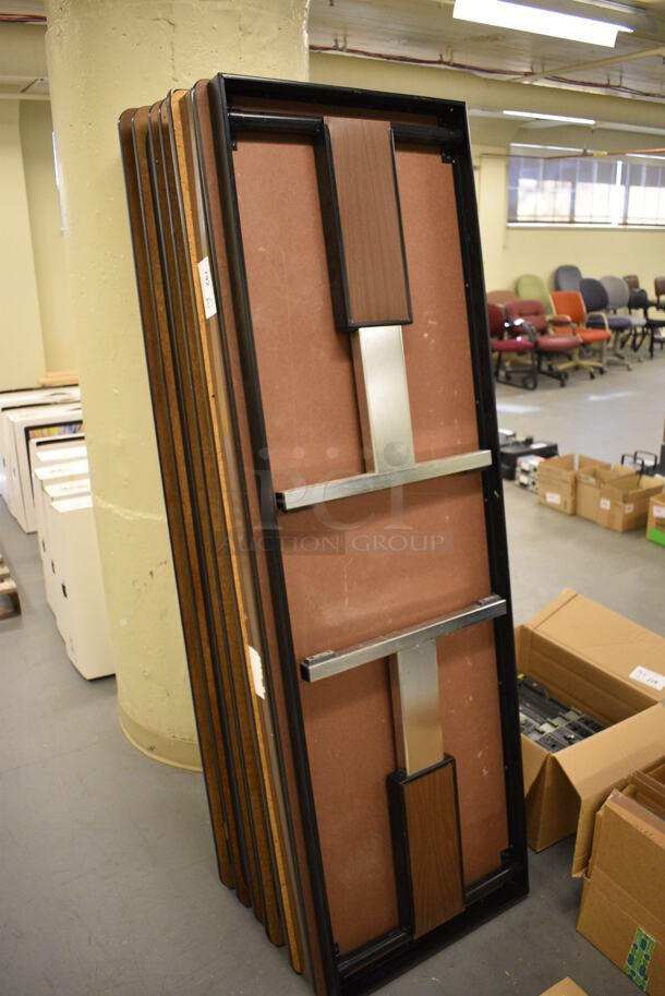 6 Various Folding Tables. Includes 72x24x29. 6 Times Your Bid! (south basement 019) - Image 1 of 4