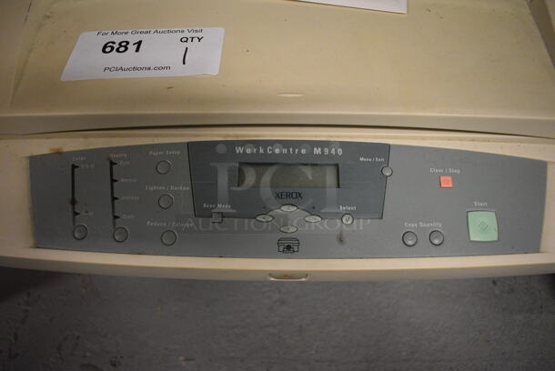 Xerox WorkCentre M940 Countertop Scanner Printer. 18.5x15.5x11 - Image 3 of 5