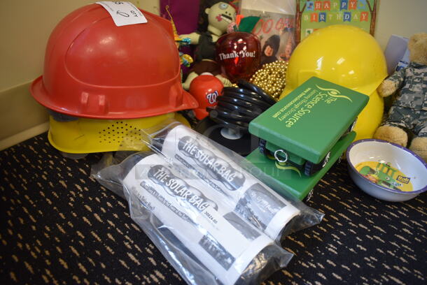 ALL ONE MONEY! Lot of Various Items Including Army Bear, Hard Hats and Book Shows. (room 204) - Image 4 of 4