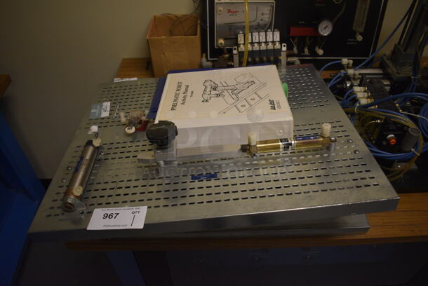 Lab-Volt Metal Commercial Floor Style Portable Training Unit on Commercial Casters. 48x30x55. (south basement 021D) - Image 5 of 9