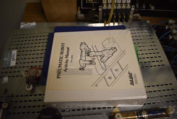 Lab-Volt Metal Commercial Floor Style Portable Training Unit on Commercial Casters. 48x30x55. (south basement 021D) - Image 6 of 9