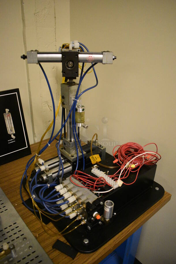 Lab-Volt Metal Commercial Floor Style Portable Training Unit on Commercial Casters. 48x30x55. (south basement 021D) - Image 2 of 9