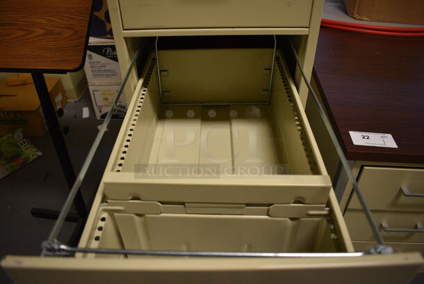 Hon Tan Ketal 4 Drawer Filing Cabinet. 15x27x52. (room 102) - Image 5 of 7