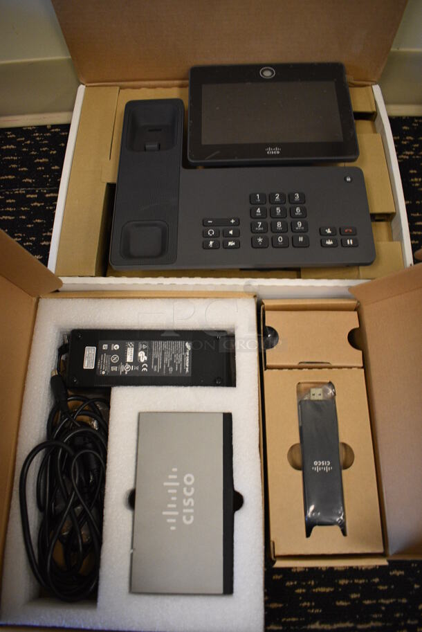 ALL ONE MONEY! Lot of 3 Various Cisco Units Including Phone. (room 204)