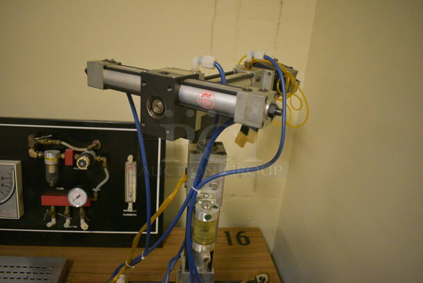 Lab-Volt Metal Commercial Floor Style Portable Training Unit on Commercial Casters. 48x30x55. (south basement 021D) - Image 3 of 9