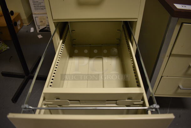 Hon Tan Ketal 4 Drawer Filing Cabinet. 15x27x52. (room 102) - Image 6 of 7