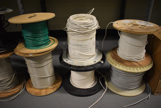 ALL ONE MONEY! Lot of 11 Spools of Wires and 4 Boxes of Wire! (south basement 012) - Image 3 of 5