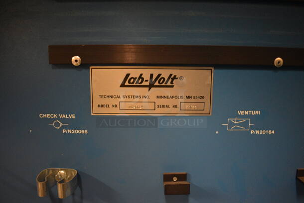 Lab-Volt Metal Commercial Floor Style Portable Training Unit on Commercial Casters. 48x30x55. (south basement 021D) - Image 8 of 9