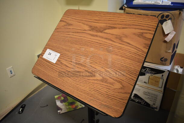 Wood Pattern Stand. 20x21x44. (room 102) - Image 3 of 3