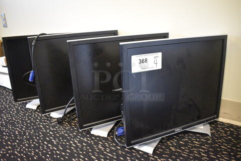 4 Dell Model 1908FPc 19" Computer Monitors. 4 Times Your Bid! (room 204)