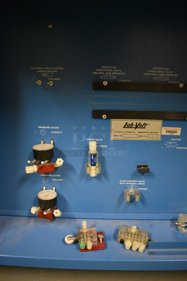 Lab-Volt Metal Commercial Floor Style Portable Training Unit on Commercial Casters. 48x30x55. (south basement 021D) - Image 5 of 11