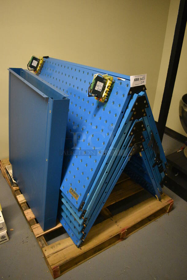 ALL ONE MONEY! PALLET LOT of Various Blue Metal Pieces! (south basement 012) - Image 1 of 6