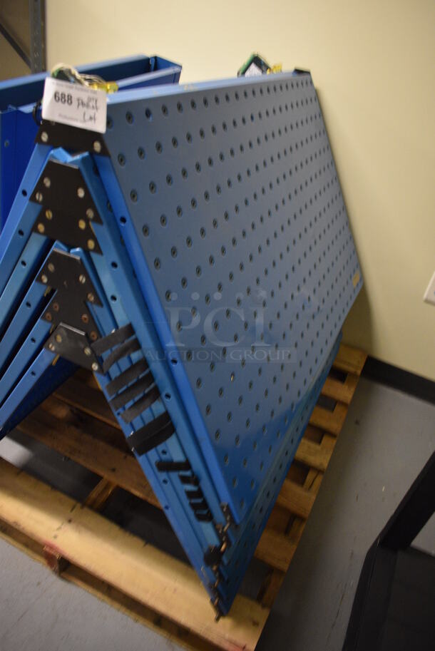 ALL ONE MONEY! PALLET LOT of Various Blue Metal Pieces! (south basement 012) - Image 2 of 6
