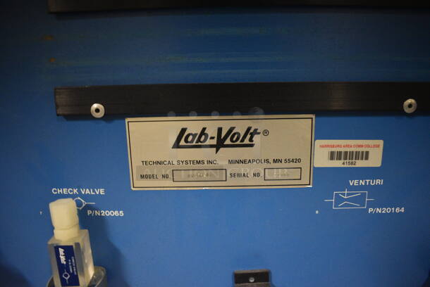Lab-Volt Metal Commercial Floor Style Portable Training Unit on Commercial Casters. 48x30x55. (south basement 021D) - Image 7 of 11