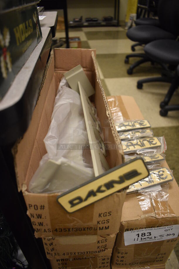 ALL ONE MONEY! Lot of 11 Boxes of Dakine Brackets! 4x17x4.5. (room 105) - Image 2 of 4