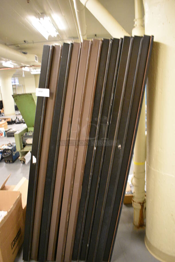 11 Various Folding Tables. Includes 72x18x29. 11 Times Your Bid! (south basement 019) - Image 2 of 3