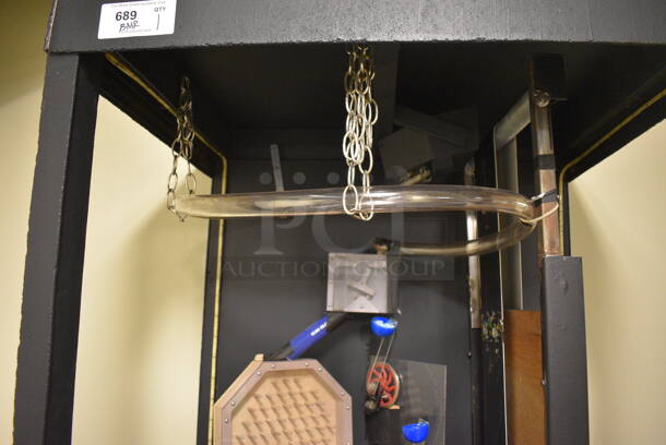 Floor Style Rube Goldberg Machine. BUYER MUST REMOVE: Give Yourself Ample Time To Remove This Item on Pick Up Day. 35x29.5x79. (south basement 012) - Image 2 of 7