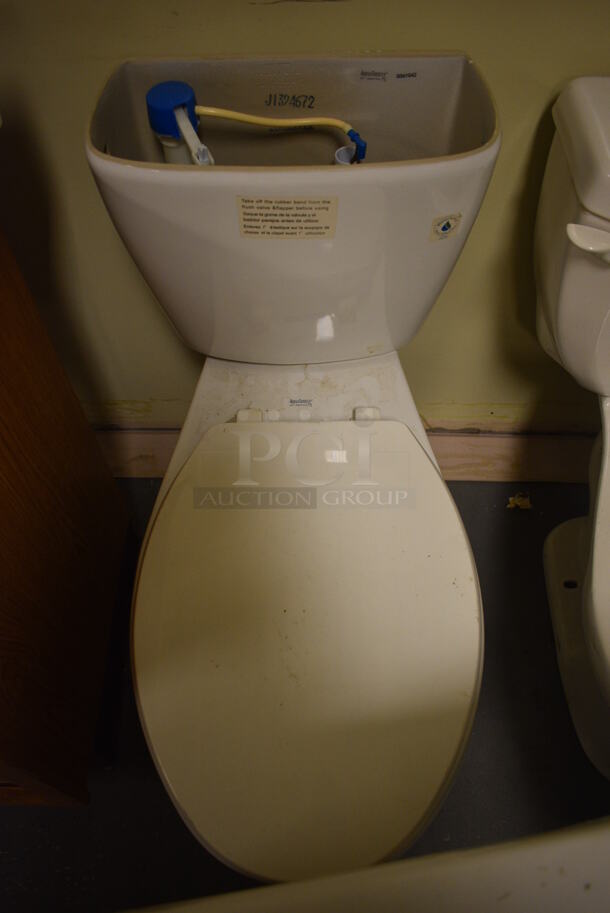 4 Various White Toilets; 2 Missing Toilet Seat and Lid and 1 Missing Tank Cover. Includes 19x28x29. 4 Times Your Bid! (room 102) - Image 7 of 8
