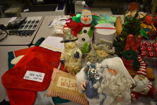 ALL ONE MONEY! Lot of Various Christmas Decorations! (room 105) - Image 2 of 10