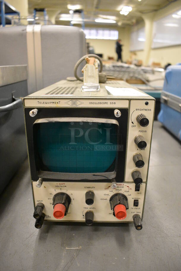 Telequipment Model S5IB Oscilloscope. 7x14x9. (south basement 019)