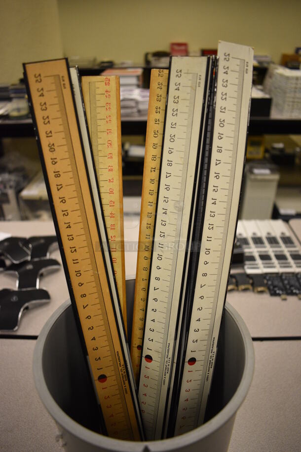 ALL ONE MONEY! Lot of 10 Measuring Sticks! 20.5". (room 105) - Image 2 of 4