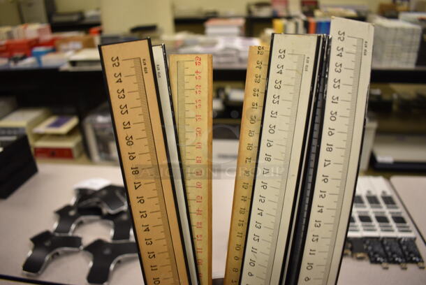 ALL ONE MONEY! Lot of 10 Measuring Sticks! 20.5". (room 105) - Image 3 of 4