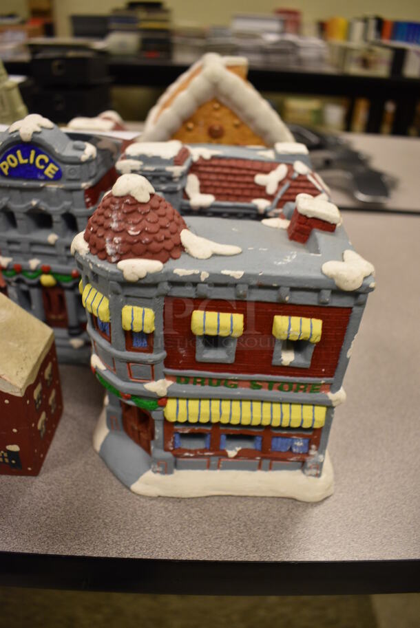9 Various Decorative Houses. Includes 5x4x5.5. 9 Times Your Bid! (room 105) - Image 5 of 5