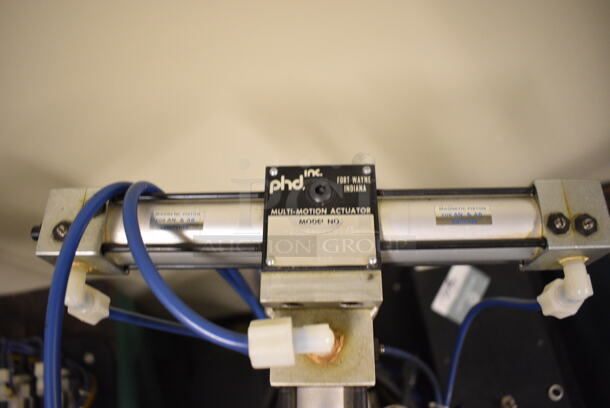 Lab-Volt Metal Countertop Robot Arm on Wooden Cart w/ Commercial Casters. 18x24x46. (south basement 021D) - Image 5 of 6