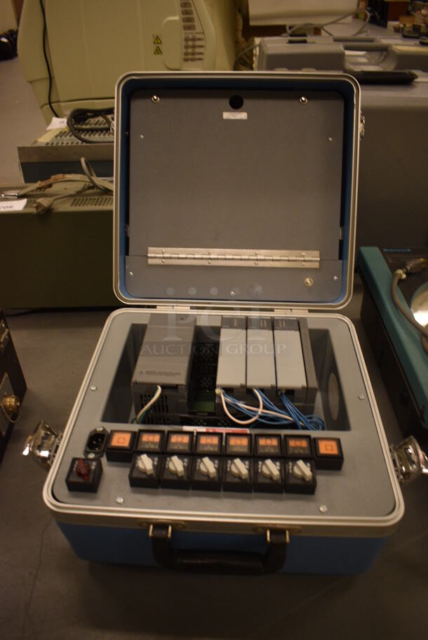 Hard Case w/ Knobs and Electronic Units. 14x13.5x10.5. (south basement 019) - Image 4 of 6