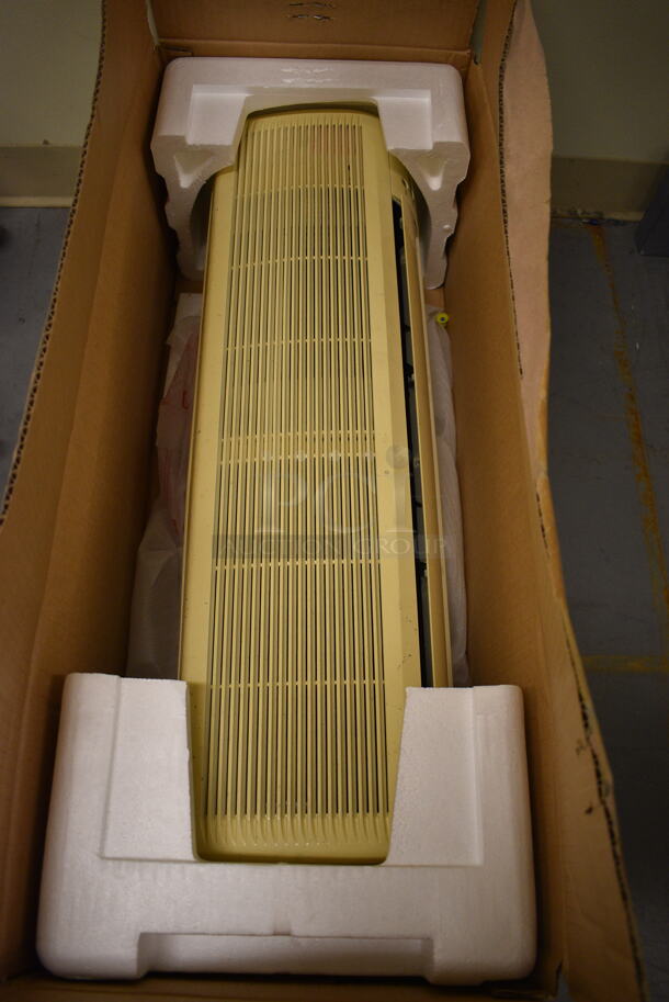 IN ORIGINAL BOX! Samsung Model AS07A6MA Split System Air Conditioning Unit. 115 Volts, 1 Phase. 30x9x7. (north basement 004)