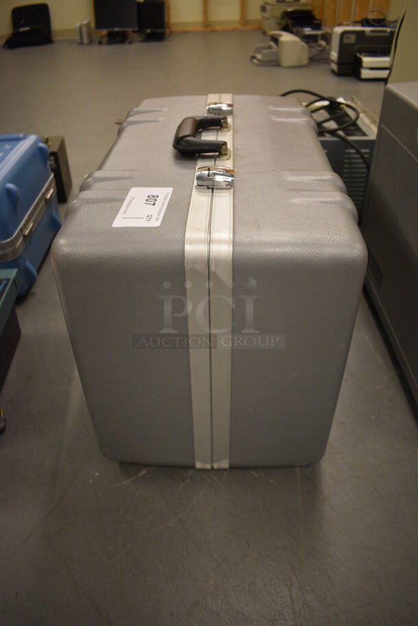 Gray Metal Case. 24x13x15. (south basement 019) - Image 3 of 4