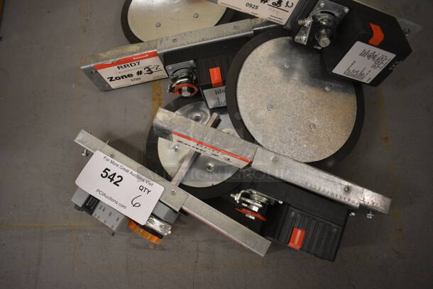 6 ANT-35C1U-S102 Retrofit Round Dampers. 11x10.5x2.5. 6 Times Your Bid! (north basement 004) - Image 2 of 5