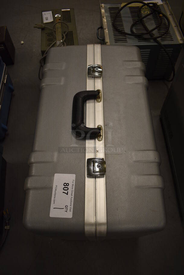 Gray Metal Case. 24x13x15. (south basement 019) - Image 4 of 4