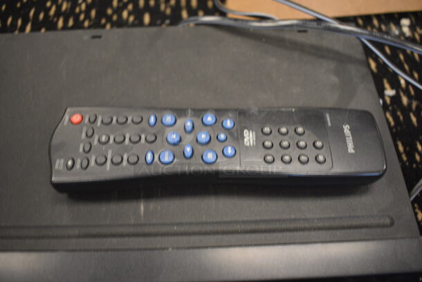 Philips DVD Player w/ Remote. 17x8.5x3. (room 204) - Image 4 of 6