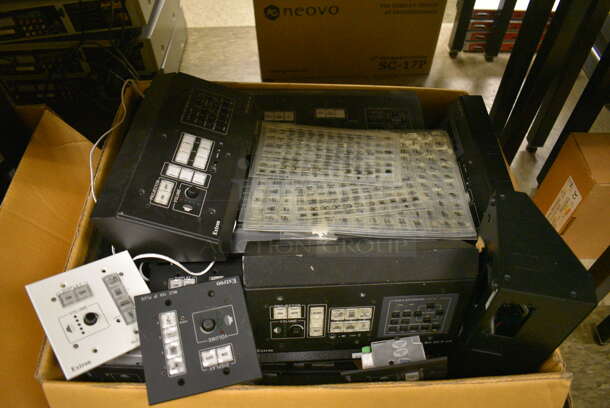 ALL ONE MONEY! Lot of 2 Boxes of Various Extron Pieces Including MLC 104 IP Plus. Includes 4.5x4.5x2, 14x5.5x4. (room 105) - Image 2 of 6