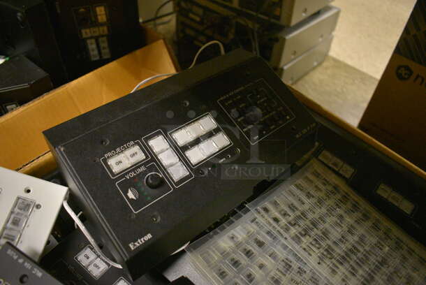 ALL ONE MONEY! Lot of 2 Boxes of Various Extron Pieces Including MLC 104 IP Plus. Includes 4.5x4.5x2, 14x5.5x4. (room 105) - Image 3 of 6