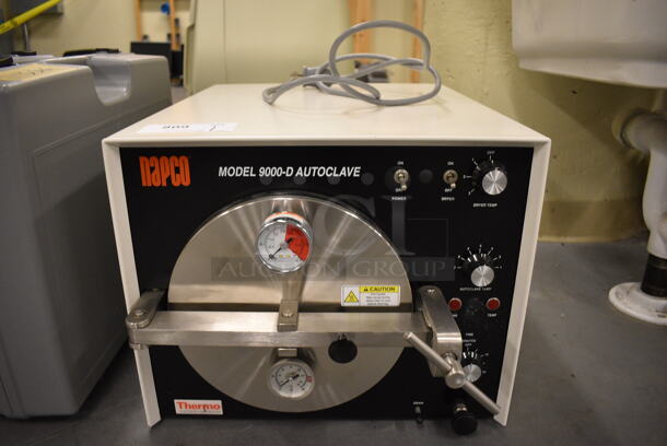 Napco Model 9000-D Metal Countertop Autoclave. 17.5x25x14.5. (south basement 019)