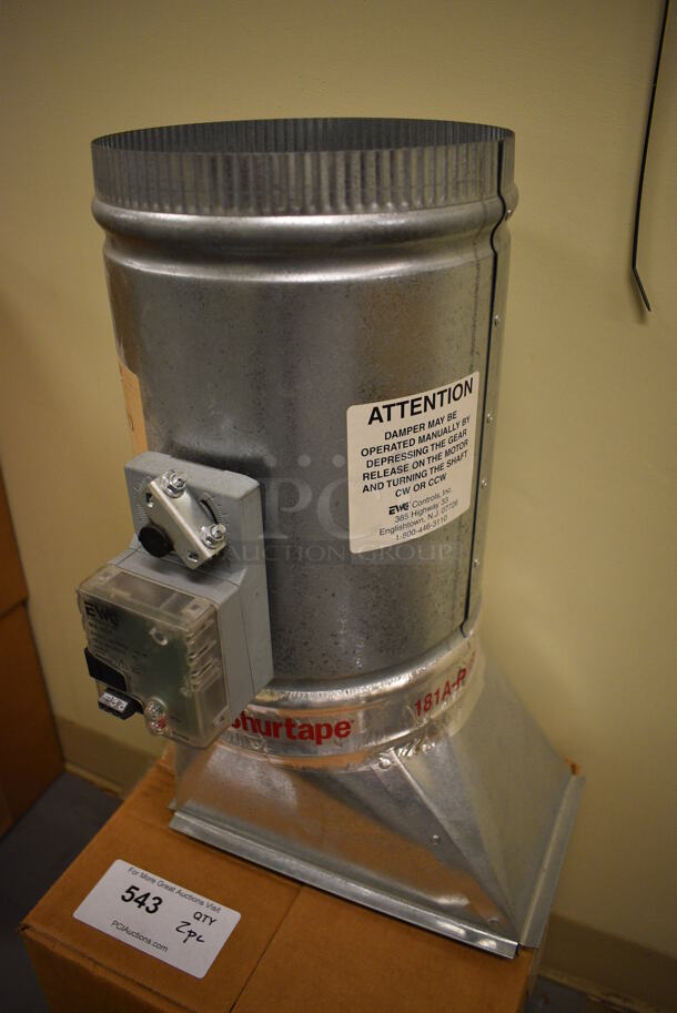 2 Metal Dampers. 8x10x18, 8x10x12. 2 Times Your Bid! (north basement 004) - Image 4 of 7