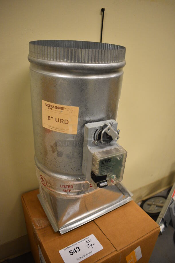2 Metal Dampers. 8x10x18, 8x10x12. 2 Times Your Bid! (north basement 004) - Image 5 of 7