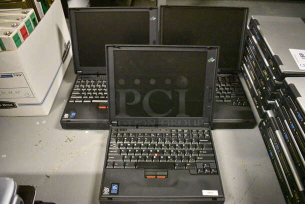 3 Various IBM Laptops. 3 Times Your Bid! (south basement 012)